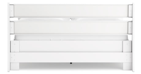 Socalle Queen Panel Platform Bed with Dresser in Two-tone from Ashley - Luna Furniture