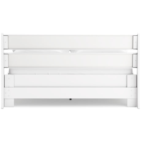 Socalle Queen Panel Headboard with Dresser and Nightstand in Two-tone from Ashley - Luna Furniture