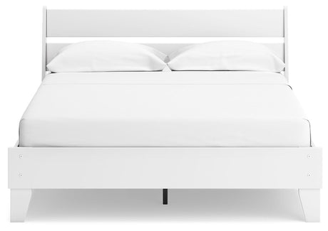 Socalle Two-tone Queen Platform Bed from Ashley - Luna Furniture