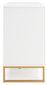 Socalle Twin Panel Headboard with Dresser and Nightstand in Two-tone from Ashley - Luna Furniture