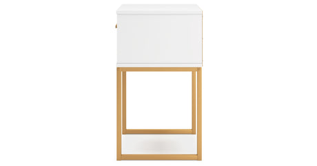Socalle Two-tone Nightstand from Ashley - Luna Furniture