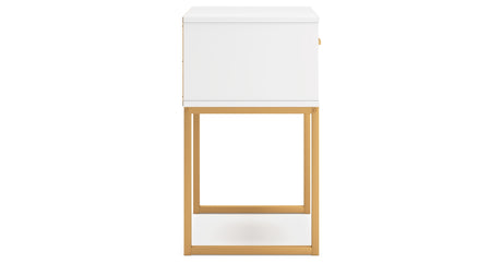 Socalle Queen Platform Bed with Dresser and 2 Nightstands in Two-tone from Ashley - Luna Furniture