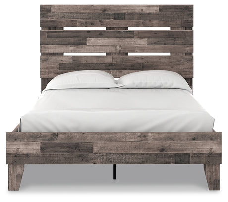 Neilsville Multi Gray Full Platform Bed from Ashley - Luna Furniture