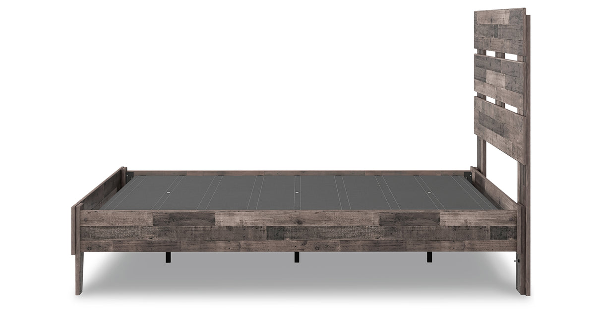 Neilsville Multi Gray Full Platform Bed from Ashley - Luna Furniture