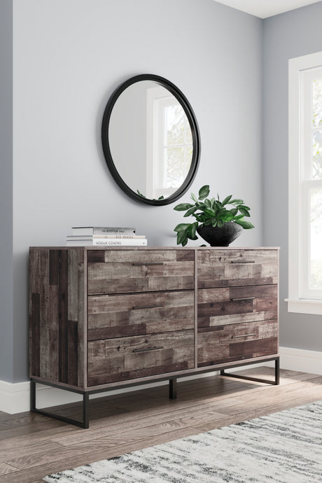 Neilsville Multi Gray Dresser from Ashley - Luna Furniture