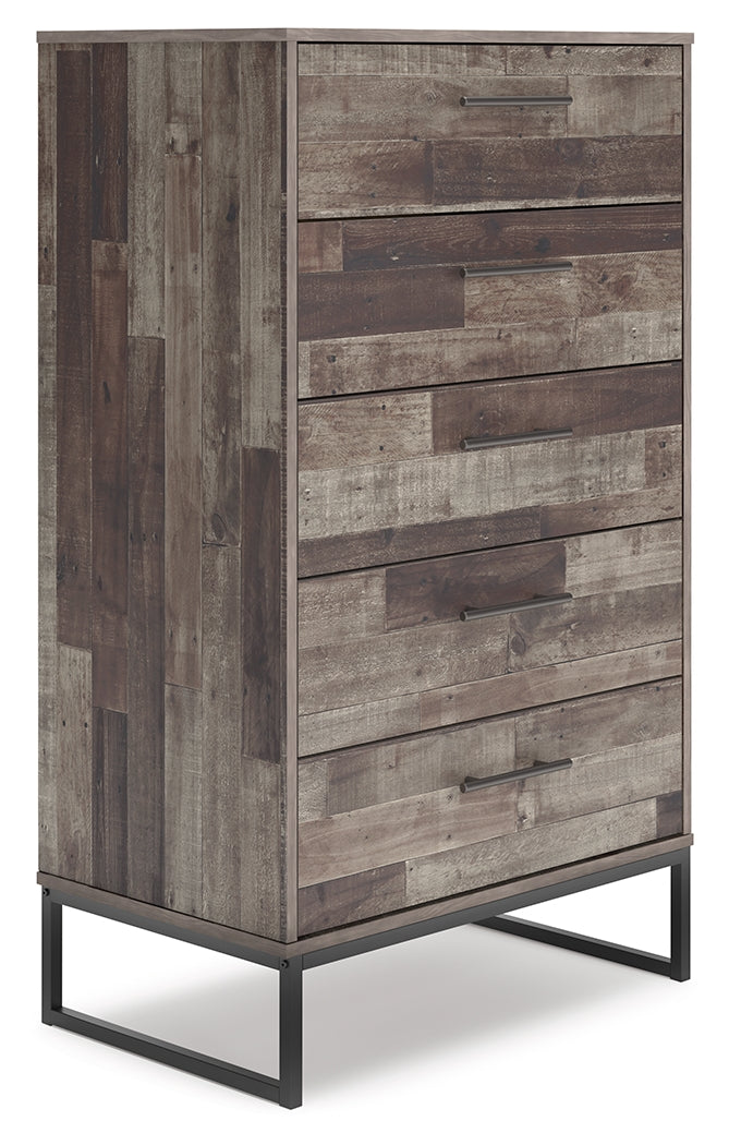 Neilsville Multi Gray Chest of Drawers from Ashley - Luna Furniture