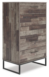Neilsville Multi Gray Chest of Drawers from Ashley - Luna Furniture