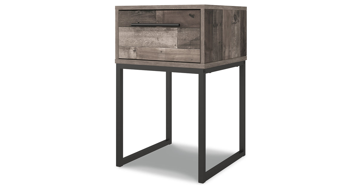 Neilsville Multi Gray Nightstand from Ashley - Luna Furniture
