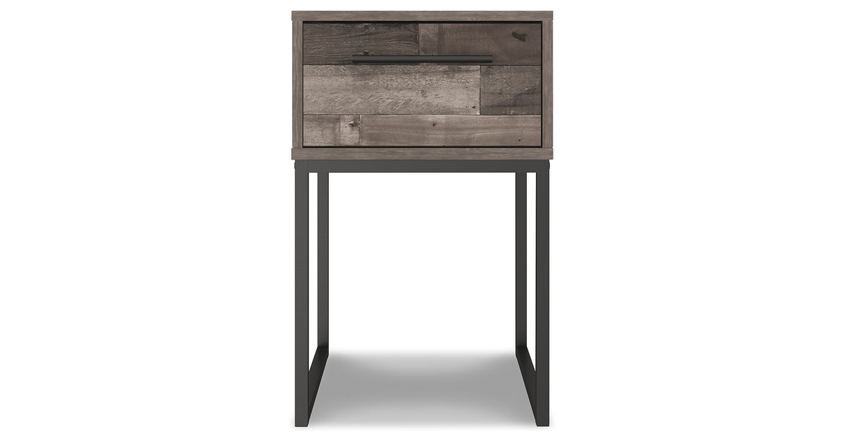Neilsville Multi Gray Nightstand from Ashley - Luna Furniture