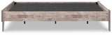 Neilsville Whitewash Full Platform Base Bed from Ashley - Luna Furniture