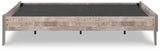 Neilsville Whitewash Full Platform Base Bed from Ashley - Luna Furniture