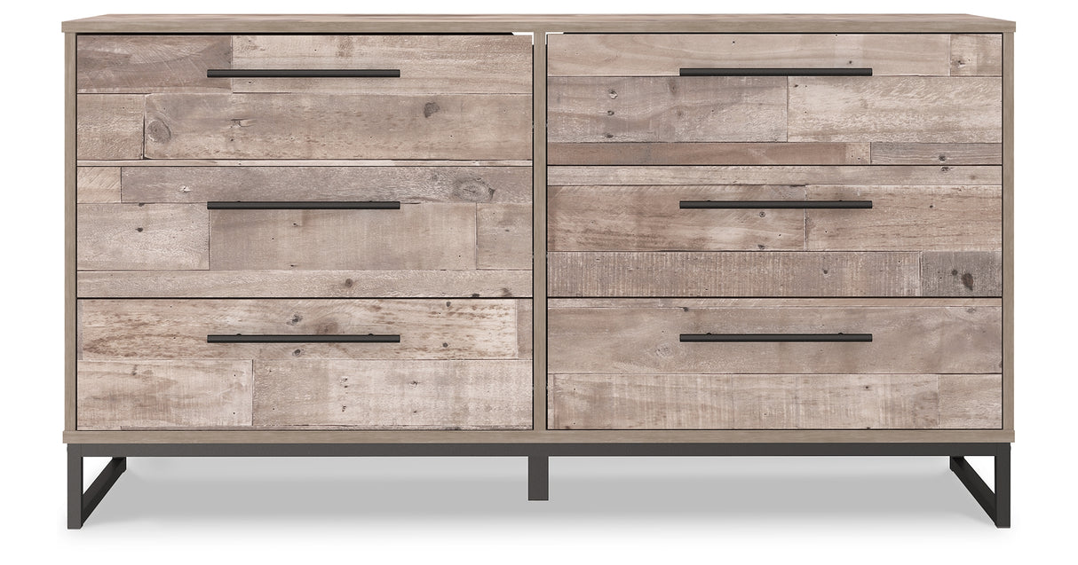 Neilsville Whitewash Dresser from Ashley - Luna Furniture