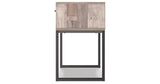 Neilsville Full Platform Bed with Dresser, Chest and 2 Nightstands in Whitewash from Ashley - Luna Furniture