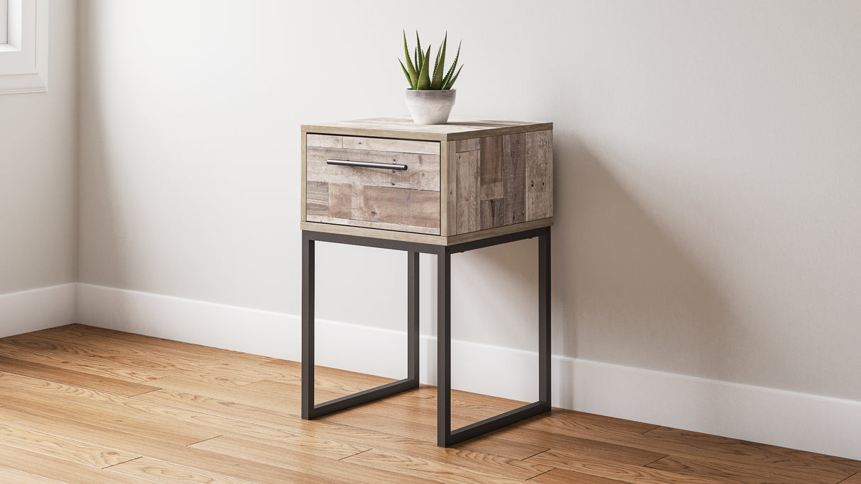 Neilsville Whitewash Nightstand from Ashley - Luna Furniture