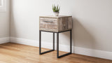 Neilsville Whitewash Nightstand from Ashley - Luna Furniture