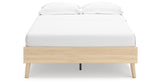 Cabinella Full Platform Bed with Dresser, Chest and 2 Nightstands in Tan from Ashley Furniture - Luna Furniture