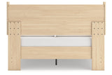 Cabinella Tan Queen Platform Bed from Ashley - Luna Furniture