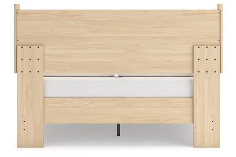 Cabinella Tan Queen Platform Bed from Ashley - Luna Furniture