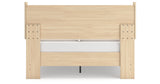 Cabinella Tan Queen Platform Bed from Ashley - Luna Furniture
