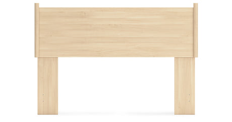 Cabinella Queen Panel Headboard with Dresser, Chest and Nightstand in Tan from Ashley Furniture - Luna Furniture