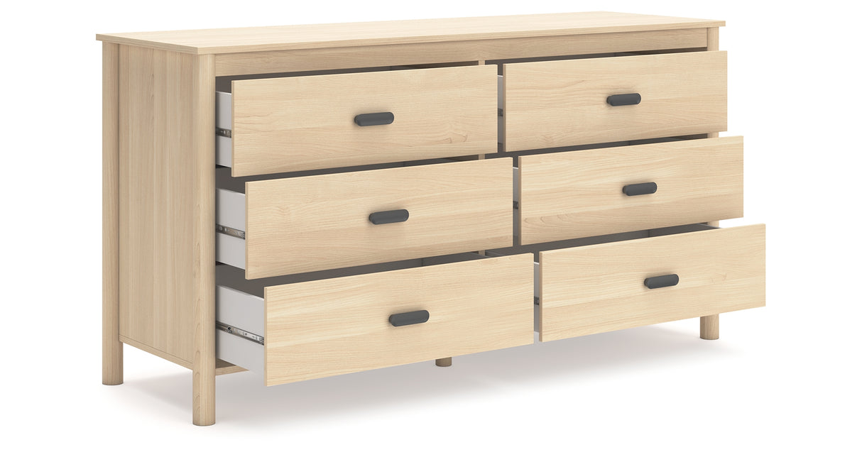 Cabinella Full Panel Headboard with Dresser in Tan from Ashley - Luna Furniture