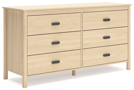 Cabinella Full Platform Bed with Dresser and Nightstand in Tan from Ashley Furniture - Luna Furniture