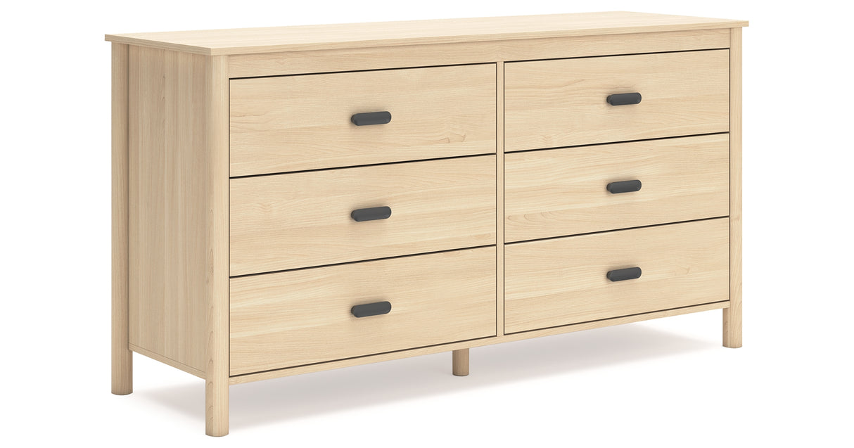 Cabinella Full Panel Headboard with Dresser in Tan from Ashley - Luna Furniture