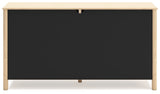 Cabinella Full Platform Bed with Dresser and Nightstand in Tan from Ashley Furniture - Luna Furniture