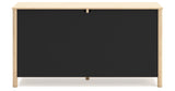 Cabinella Full Panel Headboard with Dresser in Tan from Ashley - Luna Furniture