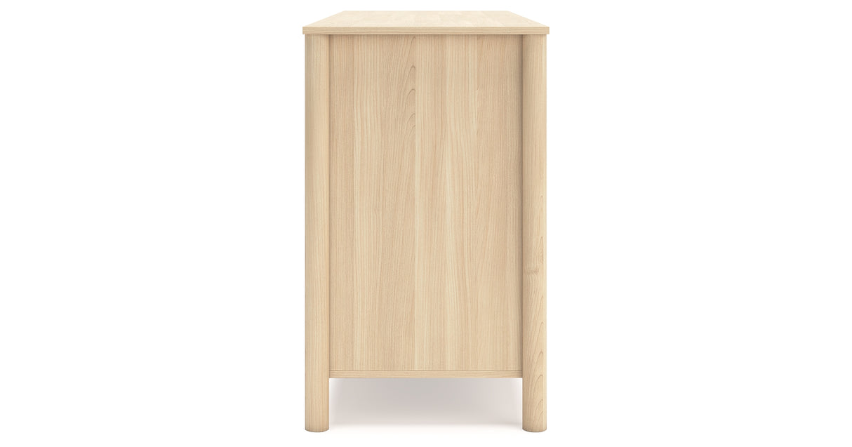 Cabinella Full Panel Headboard with Dresser in Tan from Ashley - Luna Furniture