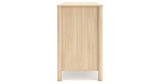 Cabinella Full Platform Bed with Dresser and Nightstand in Tan from Ashley Furniture - Luna Furniture