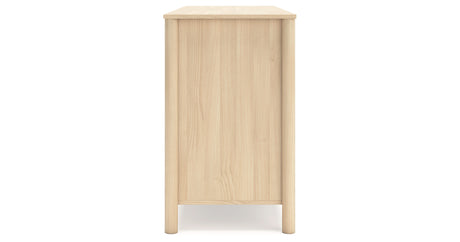 Cabinella Full Platform Bed with Dresser in Tan from Ashley Furniture - Luna Furniture