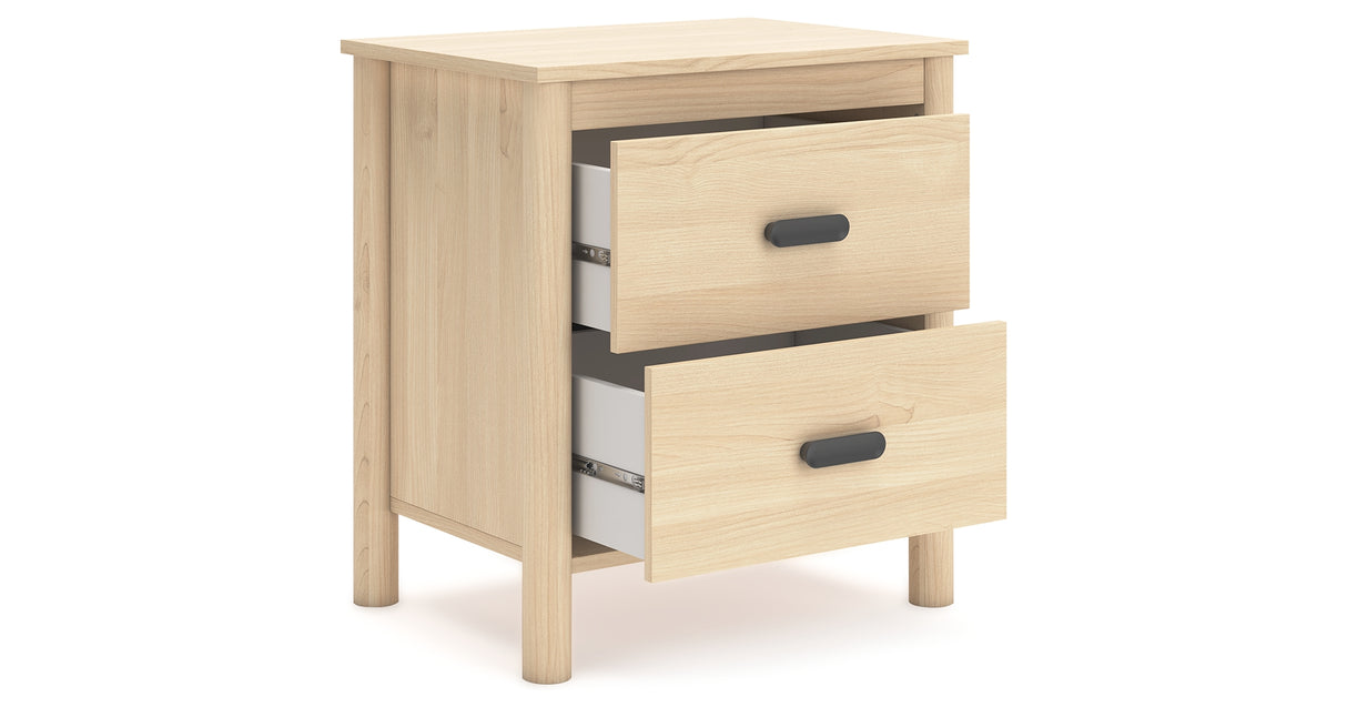 Cabinella Full Platform Bed with Dresser, Chest and Nightstand in Tan from Ashley Furniture - Luna Furniture