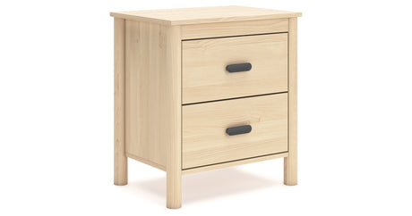 Cabinella Queen Panel Headboard with 2 Nightstands in Tan from Ashley Furniture - Luna Furniture