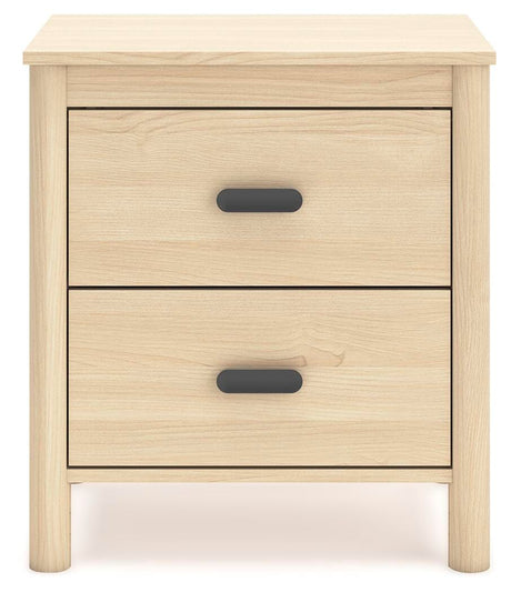 Cabinella Queen Panel Headboard with Dresser and Nightstand in Tan from Ashley Furniture - Luna Furniture