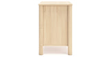Cabinella Full Platform Bed with Dresser and 2 Nightstands in Tan from Ashley Furniture - Luna Furniture