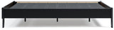Finch Black Queen Platform Base Bed from Ashley - Luna Furniture