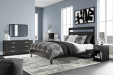 Finch Black Platform Bedroom Set from Ashley - Luna Furniture
