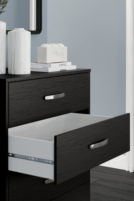 Finch Black Chest of Drawers from Ashley Furniture - Luna Furniture
