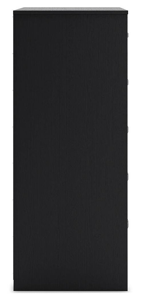 Finch Black Chest of Drawers from Ashley Furniture - Luna Furniture