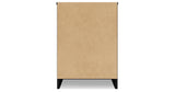 Finch Queen Panel Platform Bed with Dresser, Chest and Nightstand in Black/Brown from Ashley Furniture - Luna Furniture