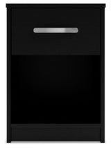 Finch Black Nightstand from Ashley Furniture - Luna Furniture