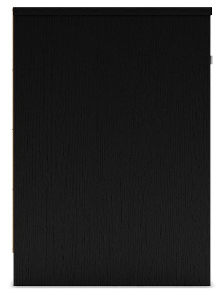 Finch Black Nightstand from Ashley Furniture - Luna Furniture
