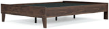 Calverson Mocha Full Platform Base Bed from Ashley - Luna Furniture