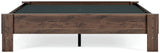 Calverson Mocha Queen Platform Base Bed from Ashley - Luna Furniture
