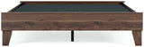 Calverson Mocha Queen Platform Base Bed from Ashley - Luna Furniture