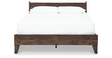 Calverson Mocha Queen Platform Bed from Ashley - Luna Furniture