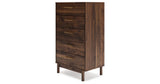 Calverson Mocha Chest of Drawers from Ashley Furniture - Luna Furniture
