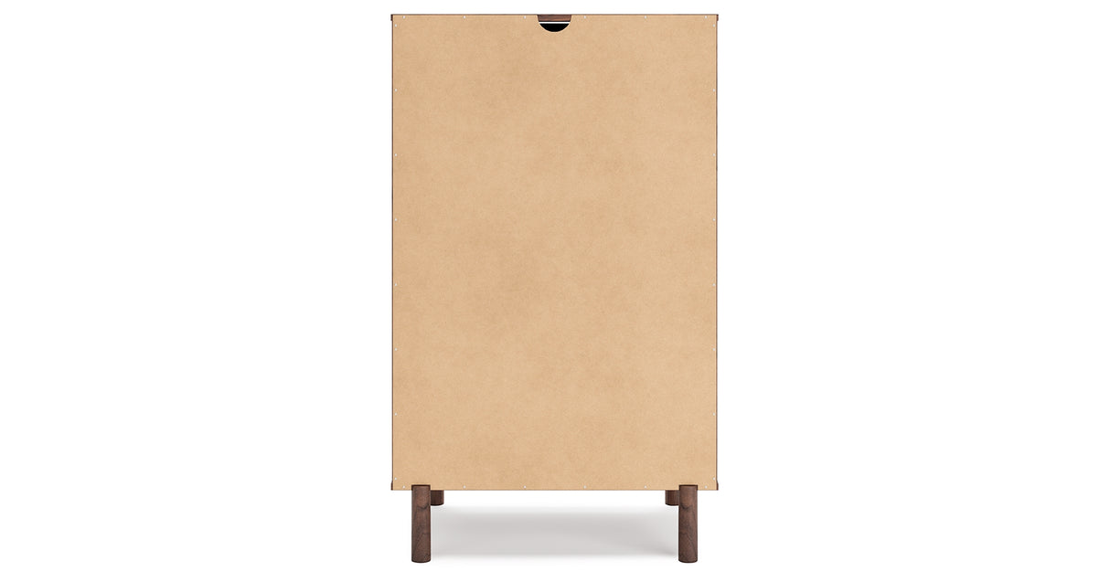 Calverson Mocha Full Panel Headboard with Dresser, Chest and Nightstand from Ashley - Luna Furniture