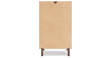 Calverson Mocha Full Panel Headboard with Dresser, Chest and Nightstand from Ashley - Luna Furniture